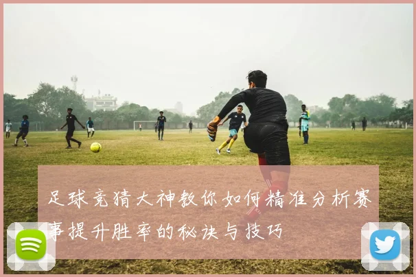 足球竞猜大神教你如何精准分析赛事提升胜率的秘诀与技巧